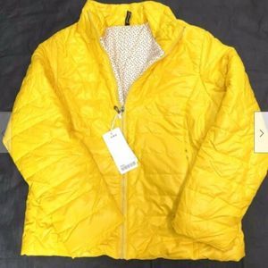 Jerwoily Kids Girls Puffer Yellow Jacket XXL
